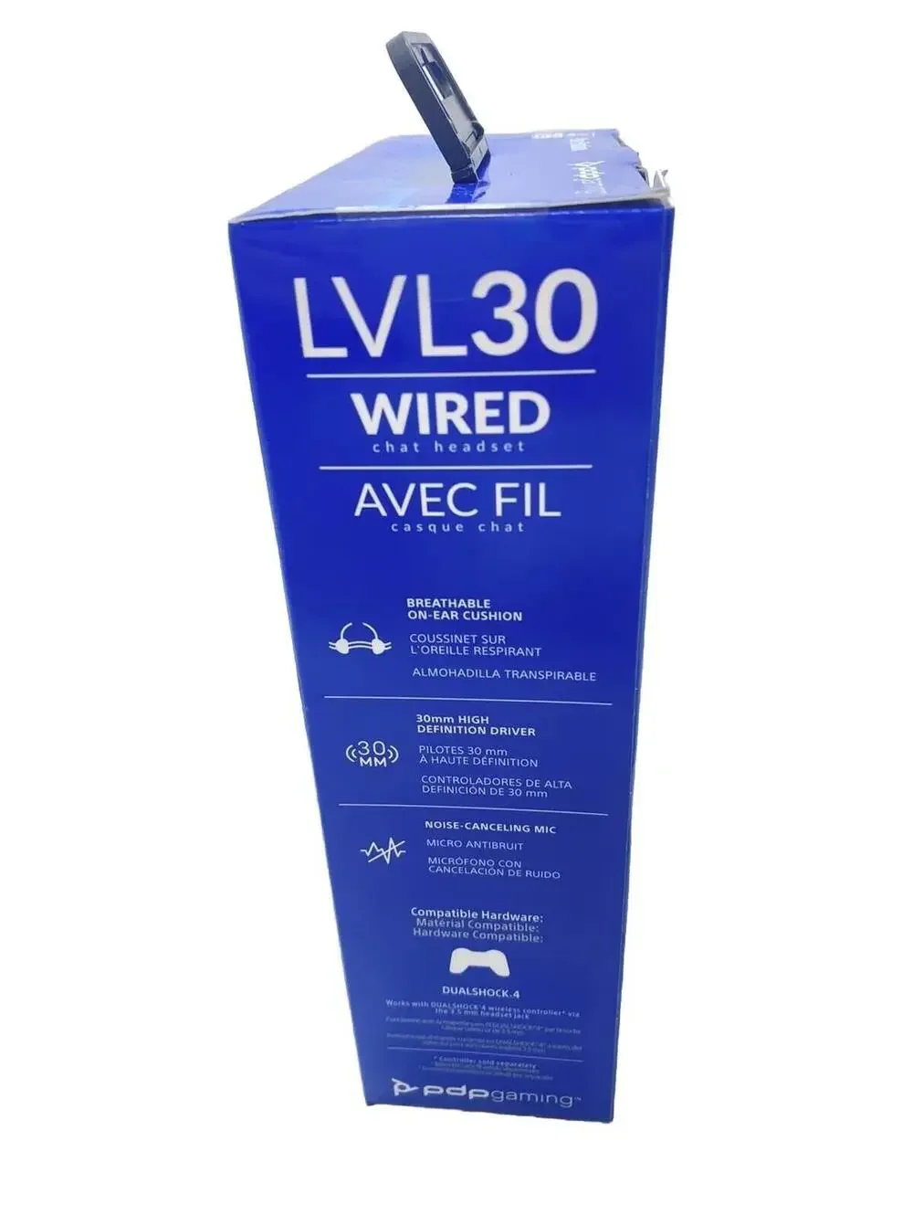 PDP Gaming LVL30 Wired Chat Headset - PlayStation 4, 051-107 - PlayStation 4 PS4